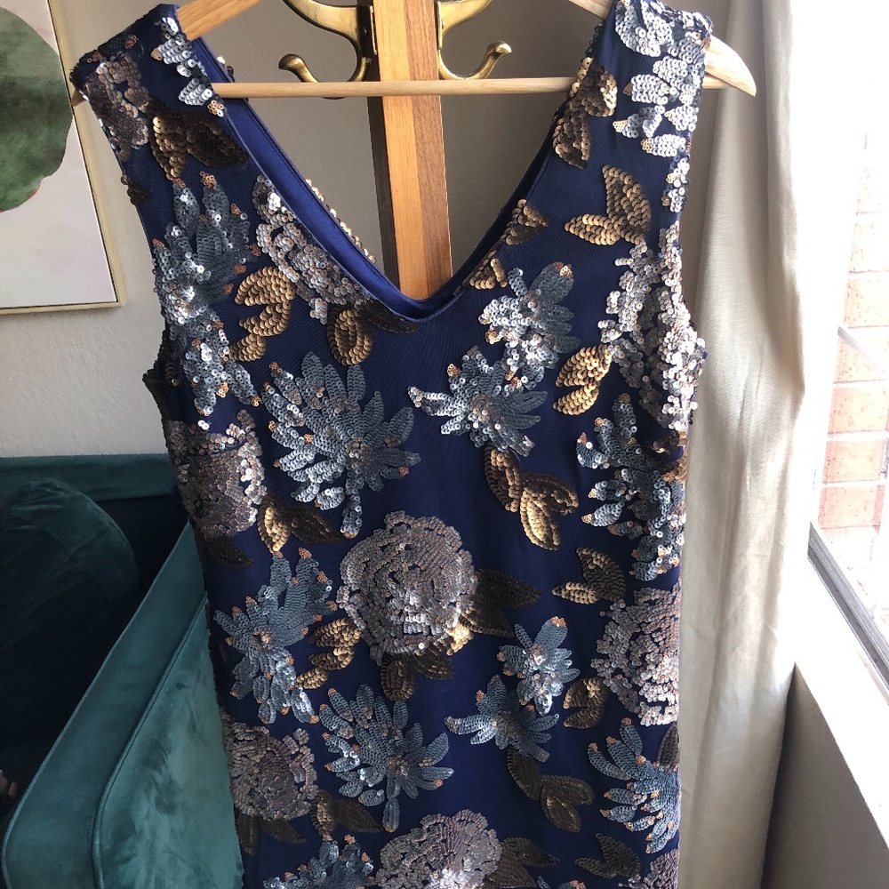 Alya Navy Sequin dress - Size L
